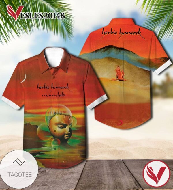 Herbie Hancock Man child Album Cover Hawaiian Shirt, Best Gift For Music Lovers Vesles2014S