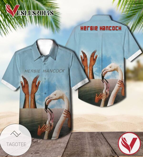 Herbie Hancock Mr. Hands Album Cover Hawaiian Shirt, Best Gift For Music Lovers Vesles2014S