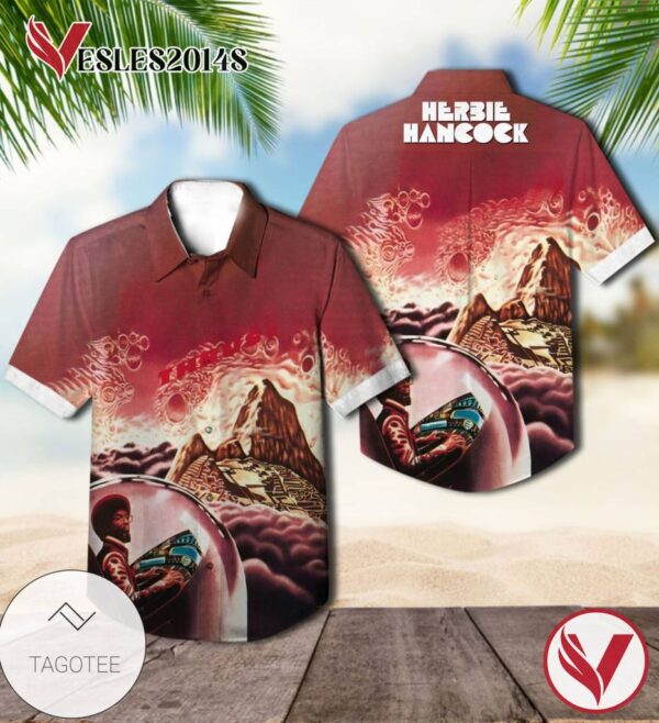 Herbie Hancock Thrust Album Cover Hawaiian Shirt, Best Gift For Music Lovers Vesles2014S