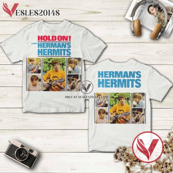 Herman’s Hermits Hold On Album Cover Shirt, Unique Gifts For Music Lovers - Vesles2014S