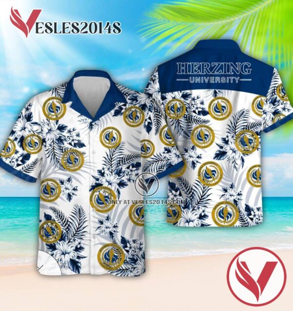 Herzing University Logo Short Sleeve Shirt, Perfect Gifts Idea In Holiday - Vesles2014S 1