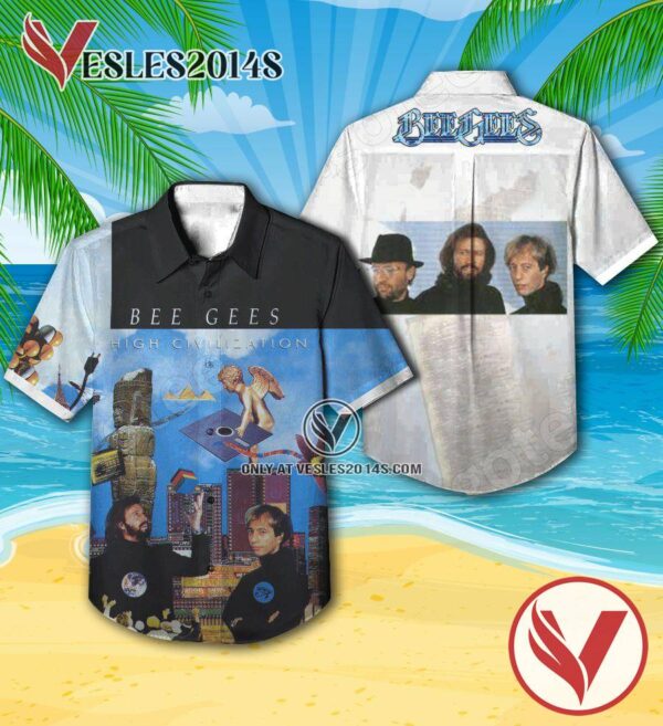 High Civilization Album By Bee Gees Hawaiian Shirt, Unique Gifts For Music Lovers - Vesles2014S
