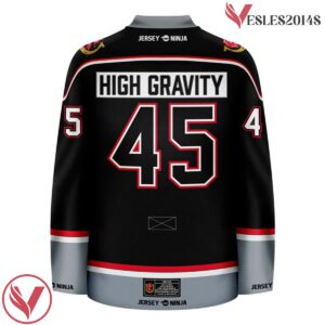 High Gravity Colt 45 Black Hockey Jersey - Vesles2014S 3