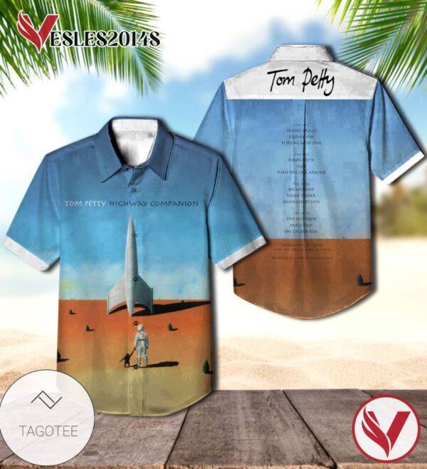 Highway Companion Album Cover By Tom Petty And The Heartbreakers Hawaiian Shirt, Best Gift For Music Lovers Vesles2014S