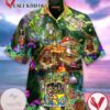 Hippie Car Hawaiian Graphic Print Short Sleeve Hawaiian Casual Shirt Vesles2014S