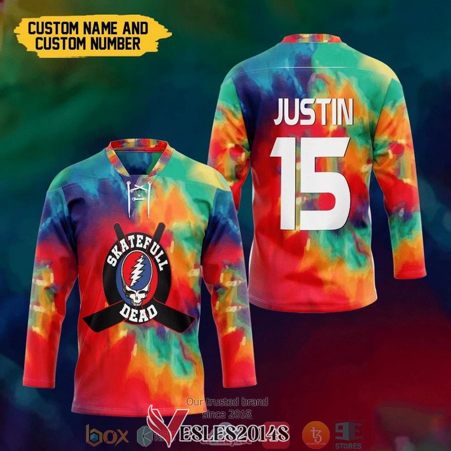 Hippie Custom Name and Number Hockey Jersey Shirt, Trending Gifts For Fans - Vesles2014s 2
