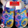 Hippie Hippie Sunflower Colorful Clog Shoes, Unique Gift From  Vesles2014S