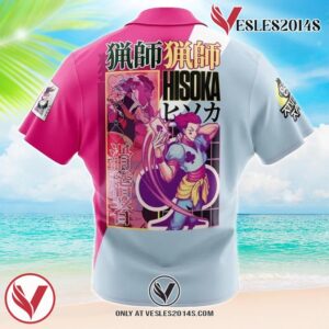 Hisoka Morow Hunter x Hunter Hawaiian Button Up Shirt, Perfect Gifts For Anime Lovers - Vesles2014S 1