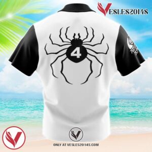 Hisoka Phantom Troupe Hunter X Hunter Hawaiian Button Up Shirt, Perfect Gifts For Anime Lovers - Vesles2014S 1