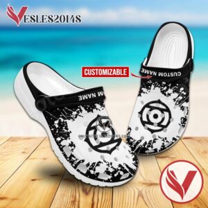 Hitachi Media Logo Crocs Shoes For Men And Women, Unique Clogs Shoes For Fans - Vesles2014S