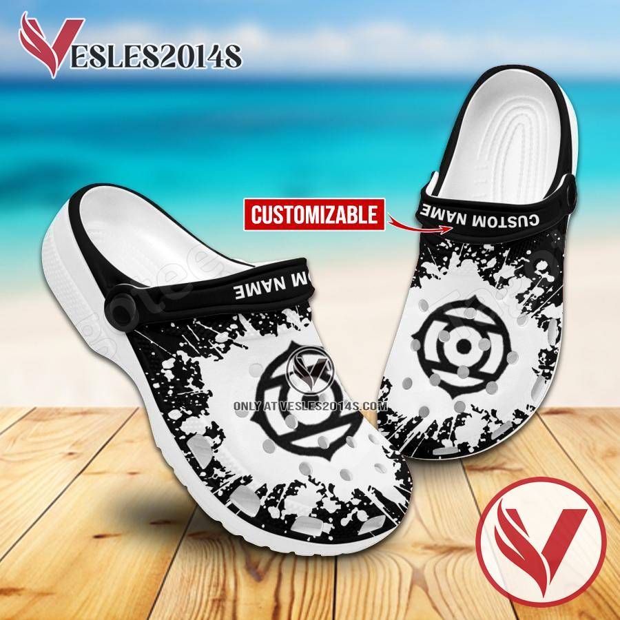 Hitachi Media Logo Crocs Shoes For Men And Women, Unique Clogs Shoes For Fans - Vesles2014S