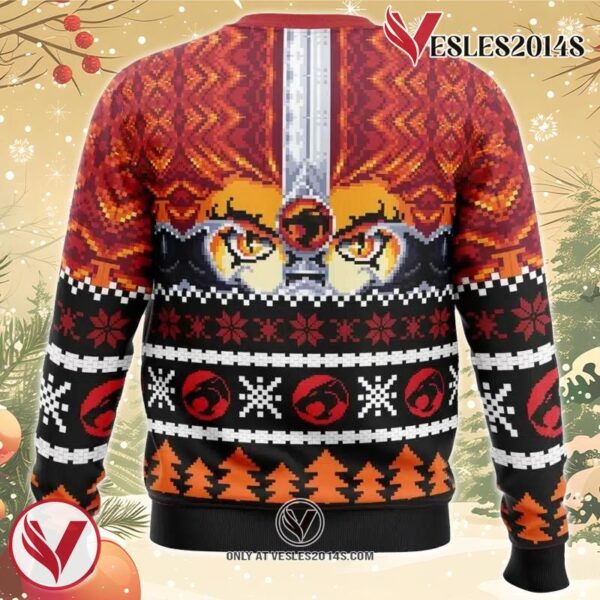 Ho Ho Hooo Holiday Thundercats Ugly Christmas Sweater, Unique Christmas Gift For Fans - Vesles2014S 1