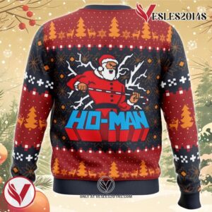 Ho-Man Santa Claus Ugly Christmas Sweater, Unique Christmas Gift For Fans - Vesles2014S 1