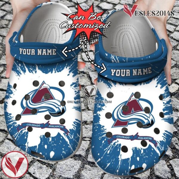 Hockey Personalized CAvalanche Team Clog Shoes, Unique Gift From  Vesles2014S