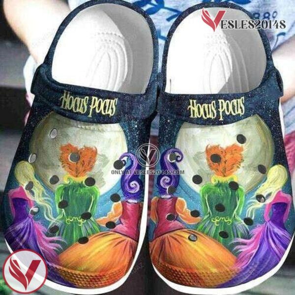 Hocus Pocus Halloween Crocs Crocband Shoes Comfortable Clogs For Men Women, Unique Gift From  Vesles2014S