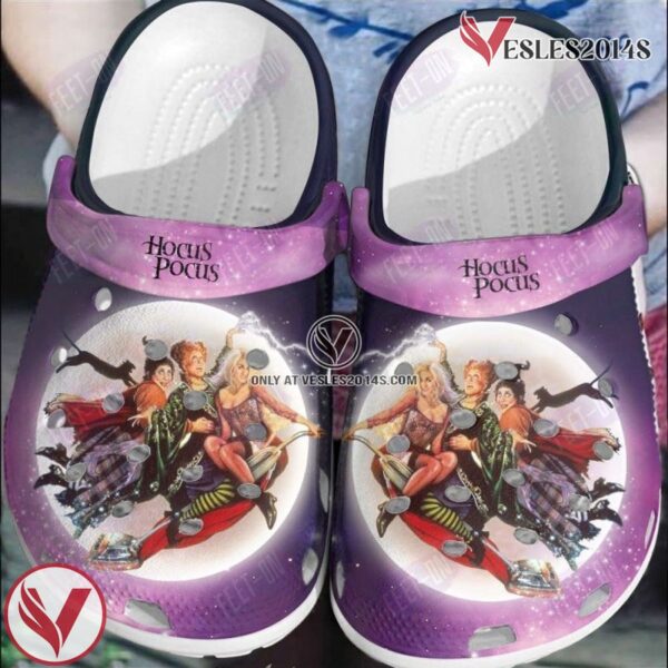 Hocus Pocus Halloween Pink Crocband Clogs, Unique Gift From  Vesles2014S