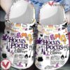 Hocus Pocus Movie Crocs Crocband Clogs Shoes Comfortable For Men Women and Kids - Vesles2014S