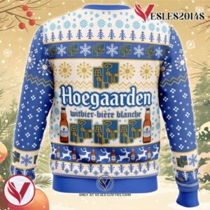 Hoegaarden Beer Ugly Christmas Sweater, Unique Christmas Gift For Fans - Vesles2014S 1