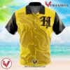 Hogwarts Legacy Hufflepuff V1 Harry Potter Hawaiian Button Up Shirt, Perfect Gifts For Anime Lovers - Vesles2014S