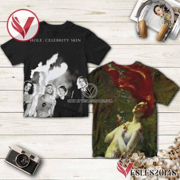 Hole Celebrity Skin Album Cover Shirt, Unique Gifts For Music Lovers - Vesles2014S