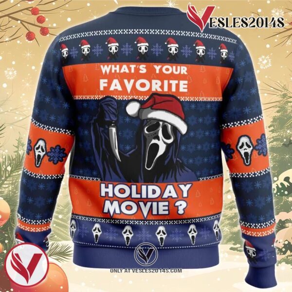 Holiday Scream Ugly Christmas Sweater, Unique Christmas Gift For Fans - Vesles2014S 3