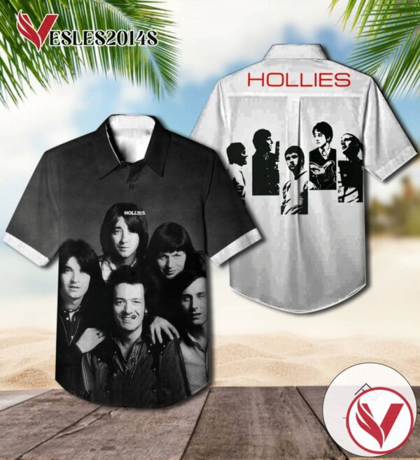 Hollies Album Cover By The Hollies Hawaiian Shirt, Best Gift For Music Lovers Vesles2014S
