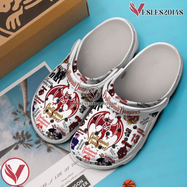 Hollywood Vampires Music Crocs Crocband Clogs Shoes, Unique Gifts For Fans Style 4 - Vesles2014S 3