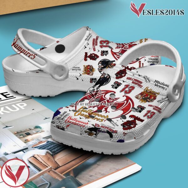 Hollywood Vampires Music Crocs Crocband Clogs Shoes, Unique Gifts For Fans Style 4 - Vesles2014S 4