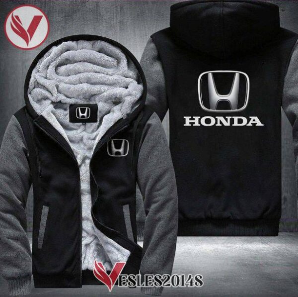 Honda Fleece Hoodie Jacket, Unique Gifts For Car Lovers - Vesles2014S 1