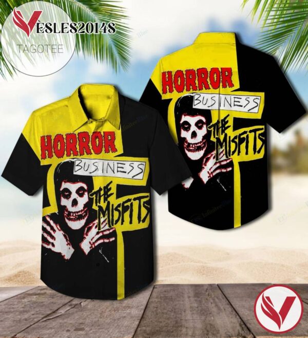 Horror Business Album by Misfits Hawaiian Shirt, Best Gift For Music Lovers Vesles2014S