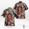 Horror Characters Movie Halloween Full Printing Hawaiian Shirt Funny Hawaiian Beach Gift Casual Shirt Vesles2014S