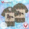 Horse Mandala For Men And Women Graphic Print Short Sleeve Hawaiian Casual Shirt Vesles2014S