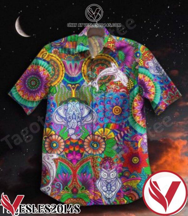 Hot Mandala Multicolor Pattern Hawaiian Shirt, Unique Gifts For Friends - Vesles2014S 1
