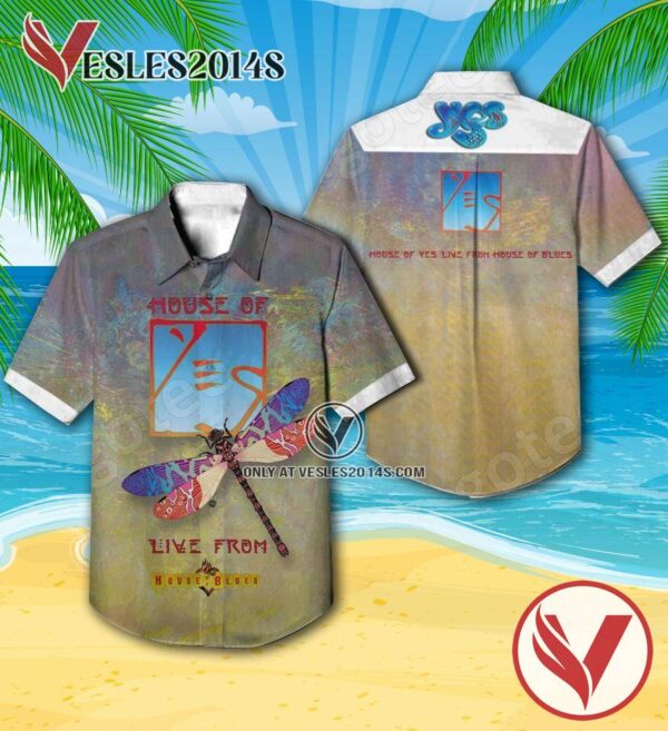 House Of Yes Live From House Of Blues Album Cover Hawaiian Shirt, Unique Gifts For Music Lovers - Vesles2014S