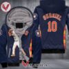 Houston Astros Yuli Gurriel 10 Dark Blue 3D Fleece Hoodie, Best Outfit For Fans Sport - Vesles2014S 1