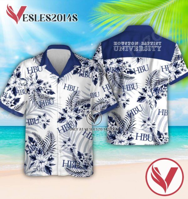 Houston Baptist University Logo Hawaiian Suit, Perfect Gifts Idea In Holiday - Vesles2014S 1