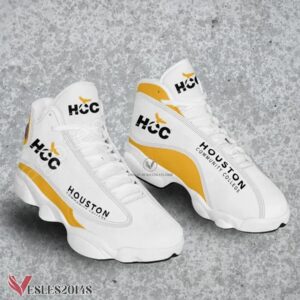 Houston Community College Logo Air Jordan 13 Shoes, Best Sneaker Gifts For Fans - Vesles2014s