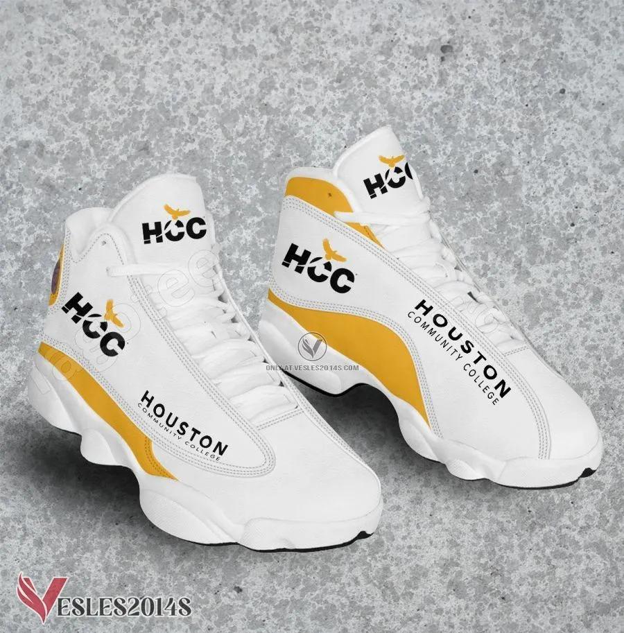 Houston Community College Logo Air Jordan 13 Shoes, Best Sneaker Gifts For Fans - Vesles2014s