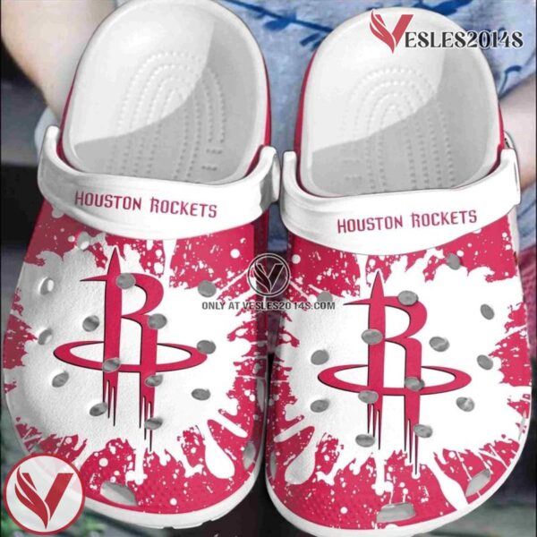 Houston Rockets Basketball Club Crocband Comfortable Shoes Crocs Clogs For Men Women, Unique Gift From  Vesles2014S