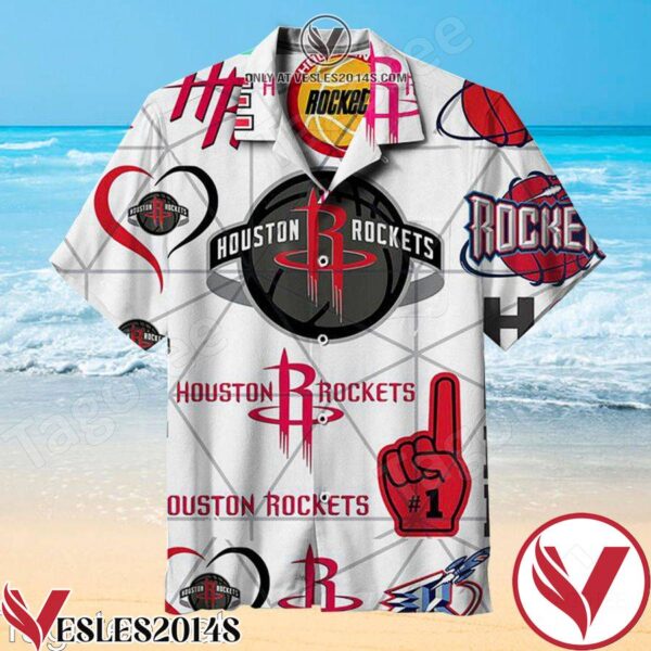 Houston Rockets Number One Hawaiian Shirt, Unique Gifts For Friends - Vesles2014S 1