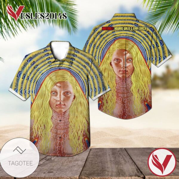 Howard Wales And Jerry Garcia Hooteroll Album Cover Hawaiian Shirt, Best Gift For Music Lovers Vesles2014S