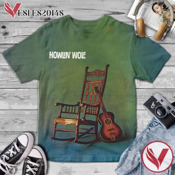 Howlin' Wolf Rockin' Chair Album Cover Shirt, Perfect Gifts For Music Lovers - Vesles2014S