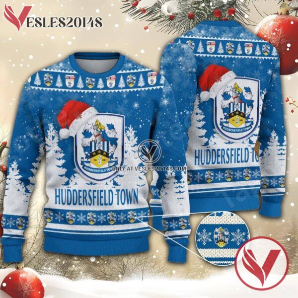 Huddersfield Town A.F.C Sport Ugly Christmas Sweater, Unique Gifts For Fans - Vesles2014aS 1
