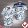 Huddersfield Town Blue Tropical Floral White Hawaiian Shirt, Unique Gifts For Friends - Vesles2014S 1