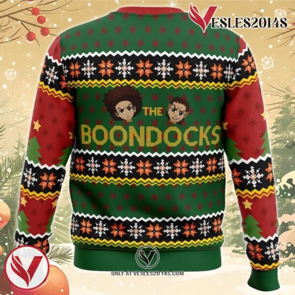 Huey Freeman The Boondocks Ugly Christmas Sweater, Unique Christmas Gift For Fans - Vesles2014S 1