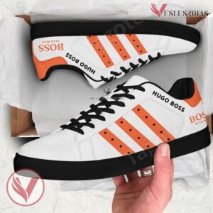 Hugo Boss Logo Print Stan Smith Shoes, Unique Sneaker For Fans - Vesles2014s 1