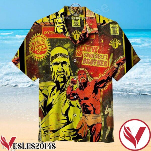 Hulk Hogan Hawaiian Shirt, Unique Gifts For Friends - Vesles2014S 1