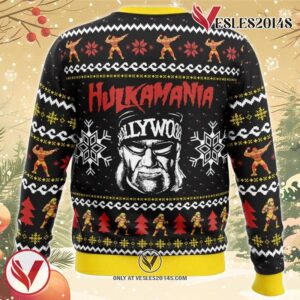 Hulkamania Hulk Hogan Ugly Christmas Sweater, Unique Christmas Gift For Fans - Vesles2014S 1