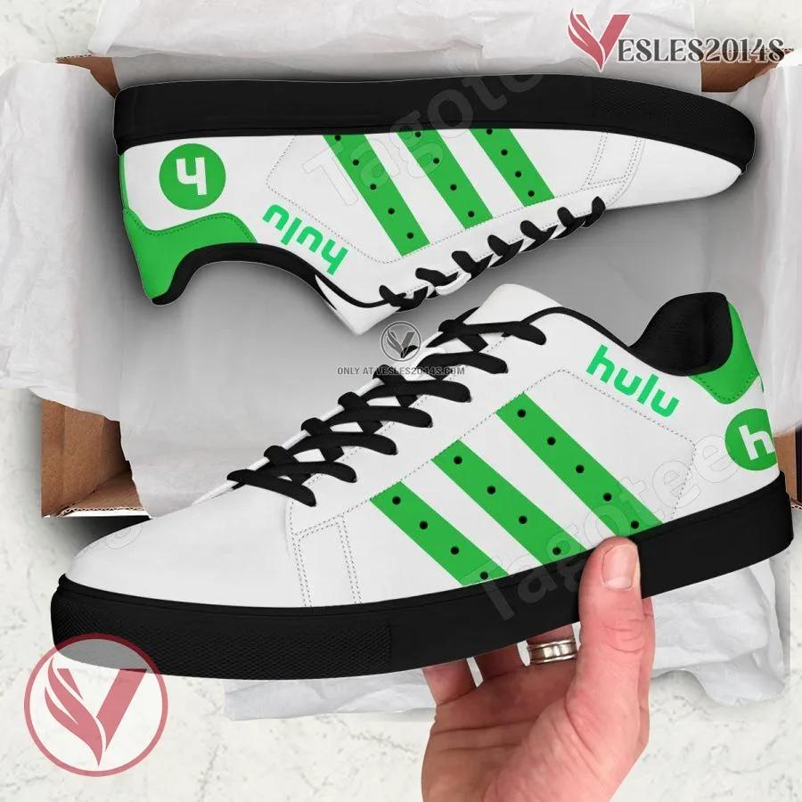 Hulu Logo Print Stan Smith Shoes, Unique Sneaker For Fans - Vesles2014s 1