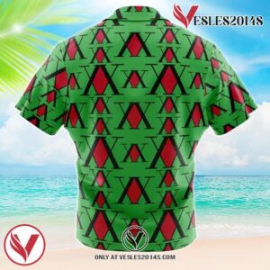 Hunter Association Hunter X Hunter Hawaiian Button Up Shirt, Perfect Gifts For Anime Lovers - Vesles2014S 1